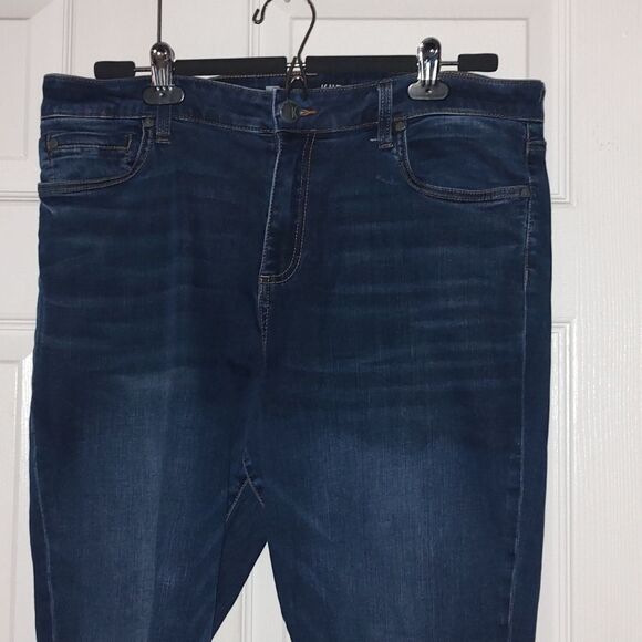KUT from the Kloth Donna High Rise Ankle Skinny Jeans Sz 14 - Picture 3 of 10